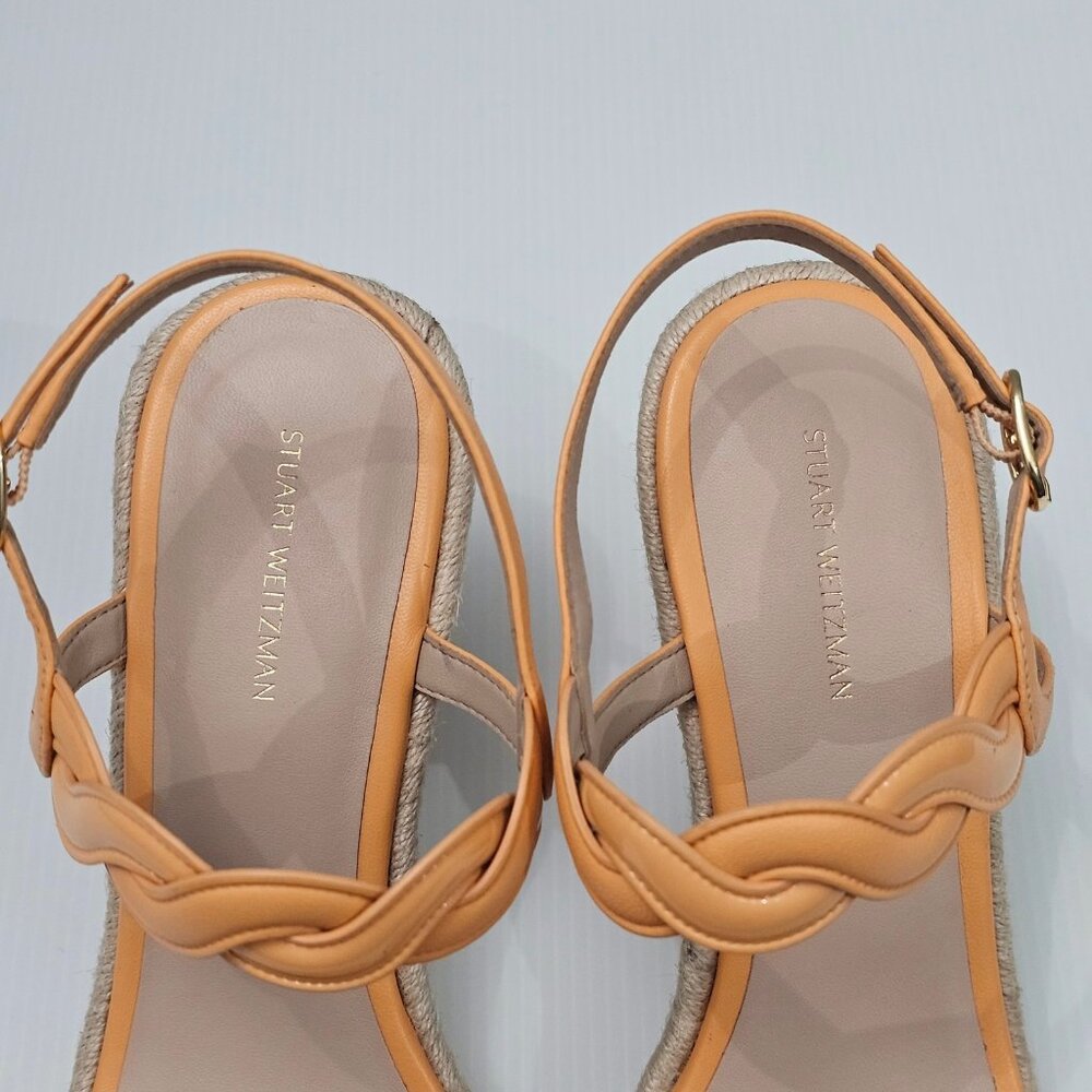 New Stuart Weitzman Twist Sandal Size 10 Mango Or… - image 8